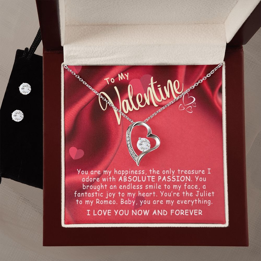 Best Gifts For Her - Valentines Day Gift Necklace - You are my happiness - Forever Love #e225 - Image 7