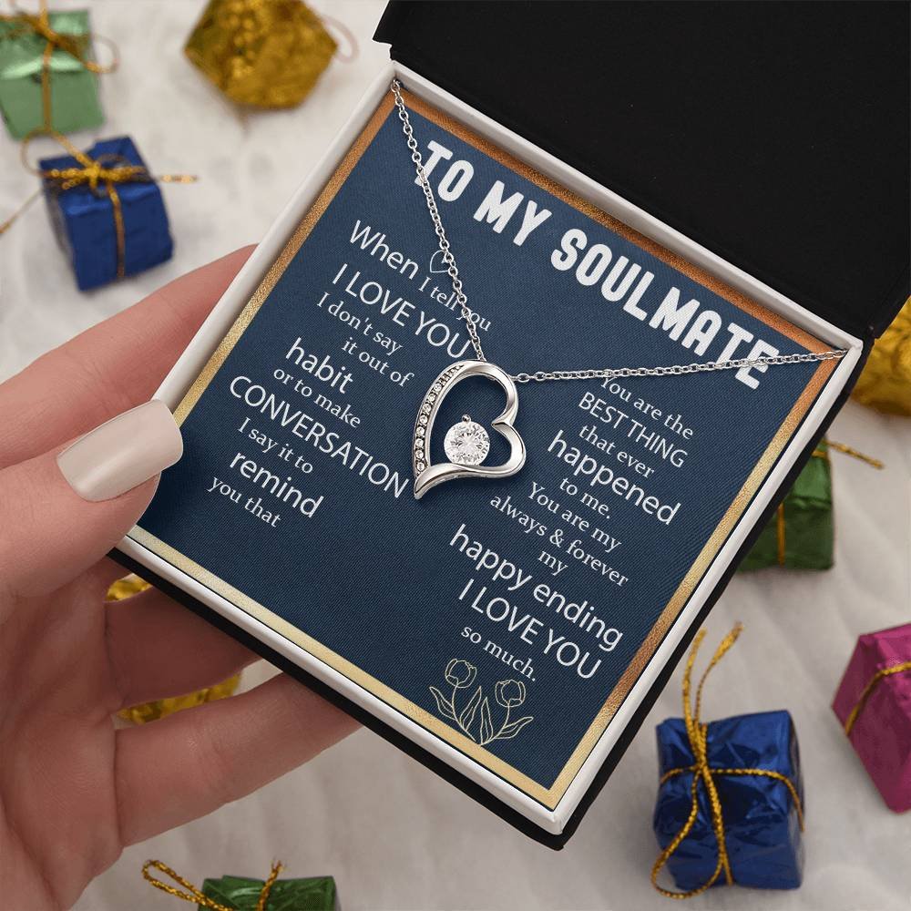 Soulmate Necklace Gift #e329 - Image 3
