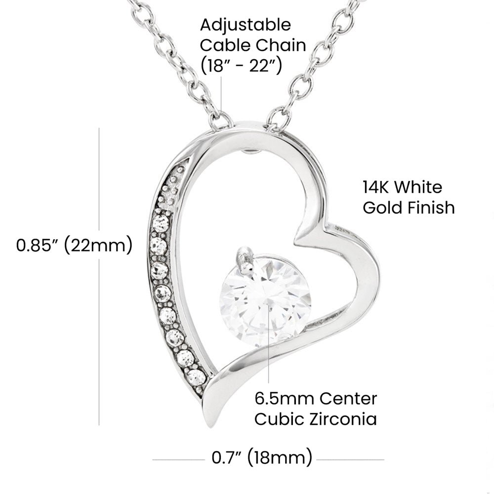 To My Granddaughter Necklace Gift - In my eyes - Forever Love #e169 - Image 13