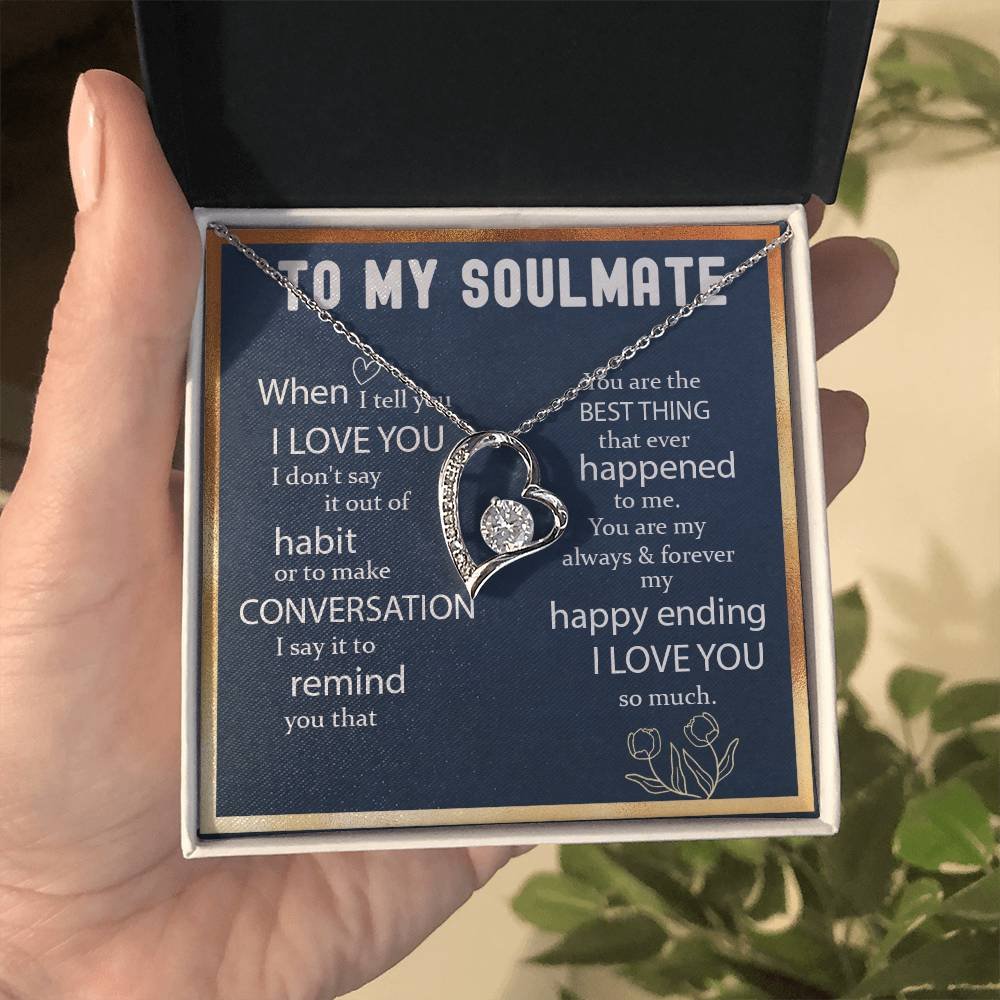 Soulmate Necklace Gift #e329 - Image 2