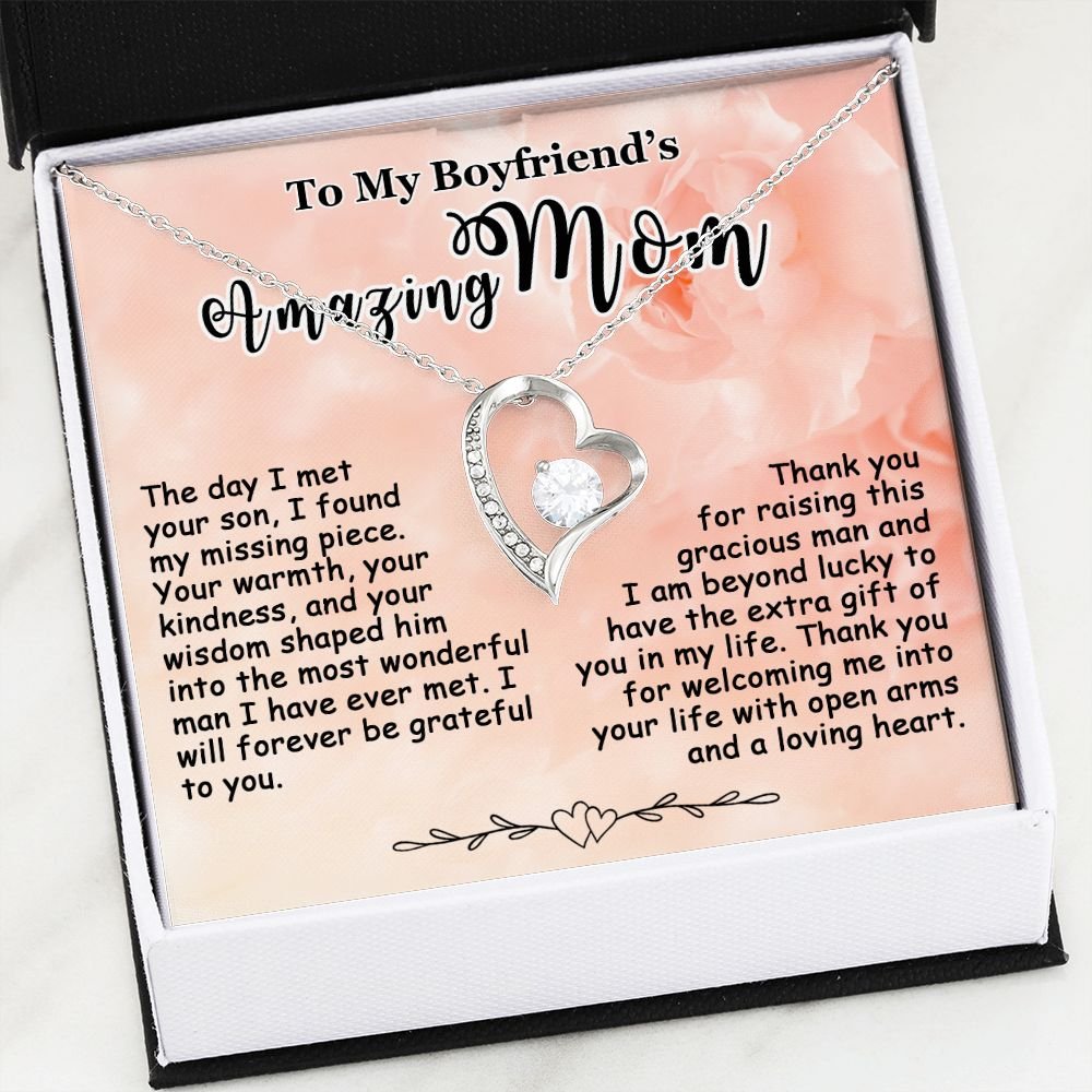 Gifts for Boyfriend's Mom, To My Boyfriends Mom Necklace, Boyfriend's Mom Gifts #e248 - Image 12