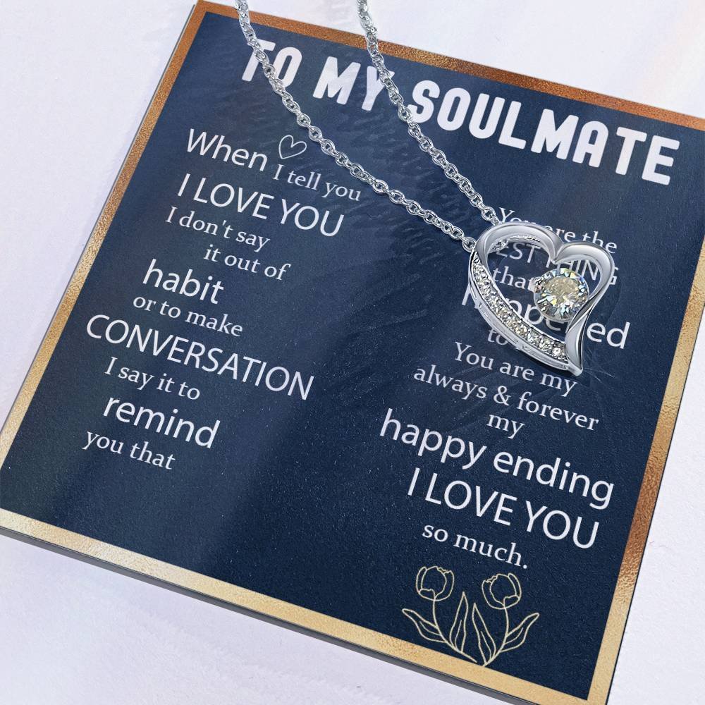 Soulmate Necklace Gift #e329 - Image 4
