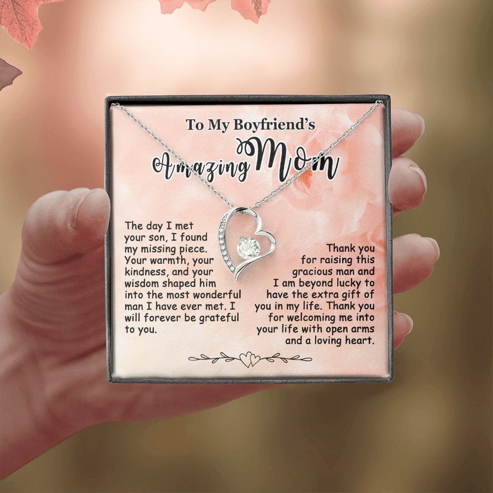 Gifts for Boyfriend's Mom, To My Boyfriends Mom Necklace, Boyfriend's Mom Gifts #e248 - Image 16