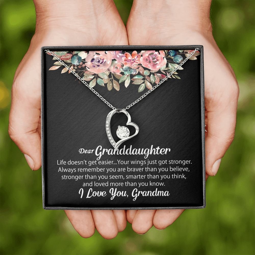 Personalized To My Granddaughter Necklace Gift From Grandma - Forever Love #e102 - Image 14