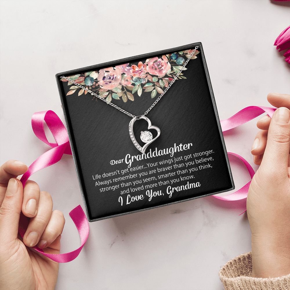 Personalized To My Granddaughter Necklace Gift From Grandma - Forever Love #e102 - Image 13