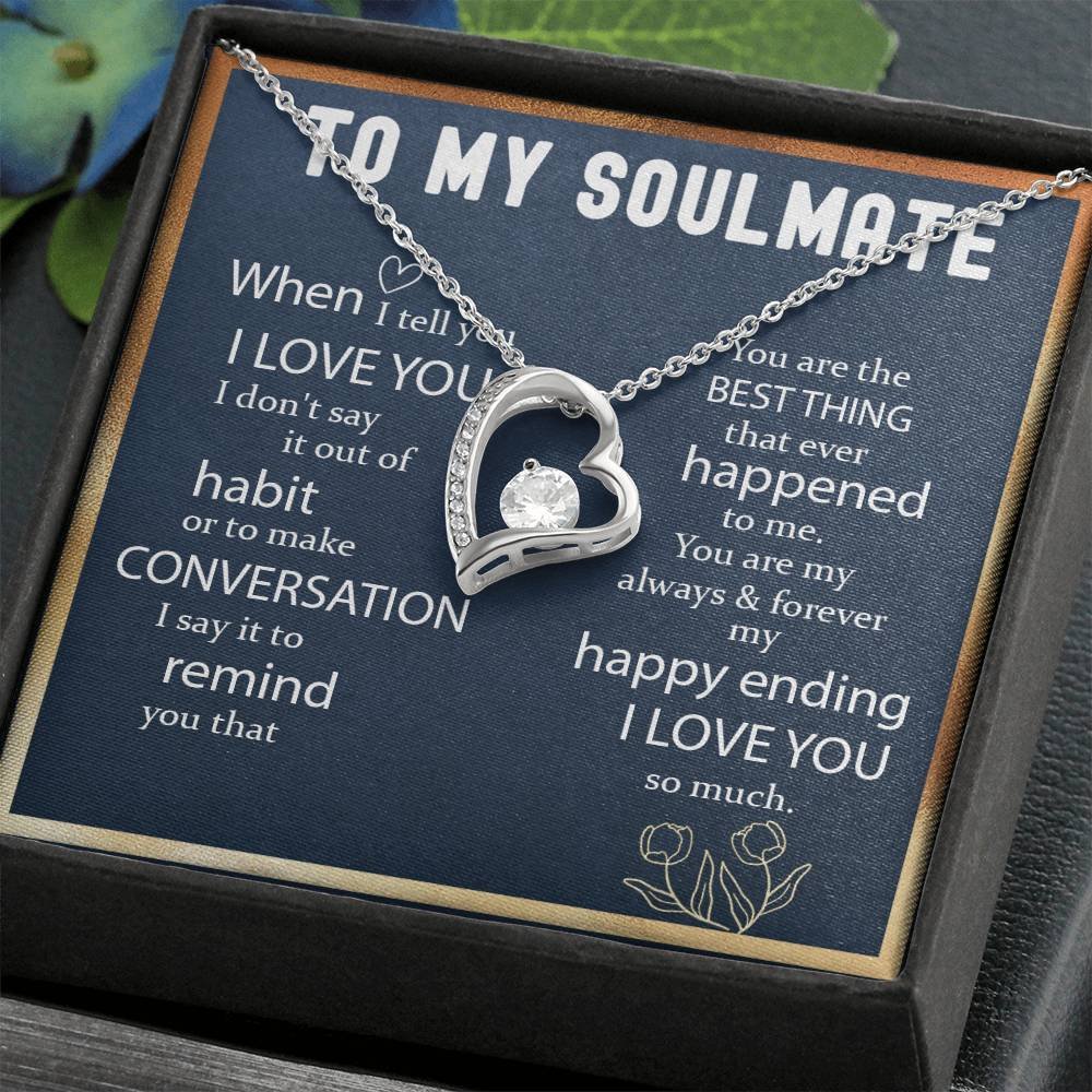 Soulmate Necklace Gift #e329 - Image 5