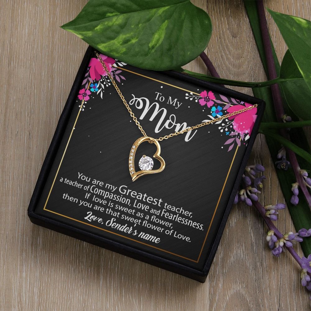 Personalized Necklace For Mom - Mothers Day Gift Ideas, Birthday Christmas Gift for Mom Forever Love - Custom name #az23e133 - Image 5