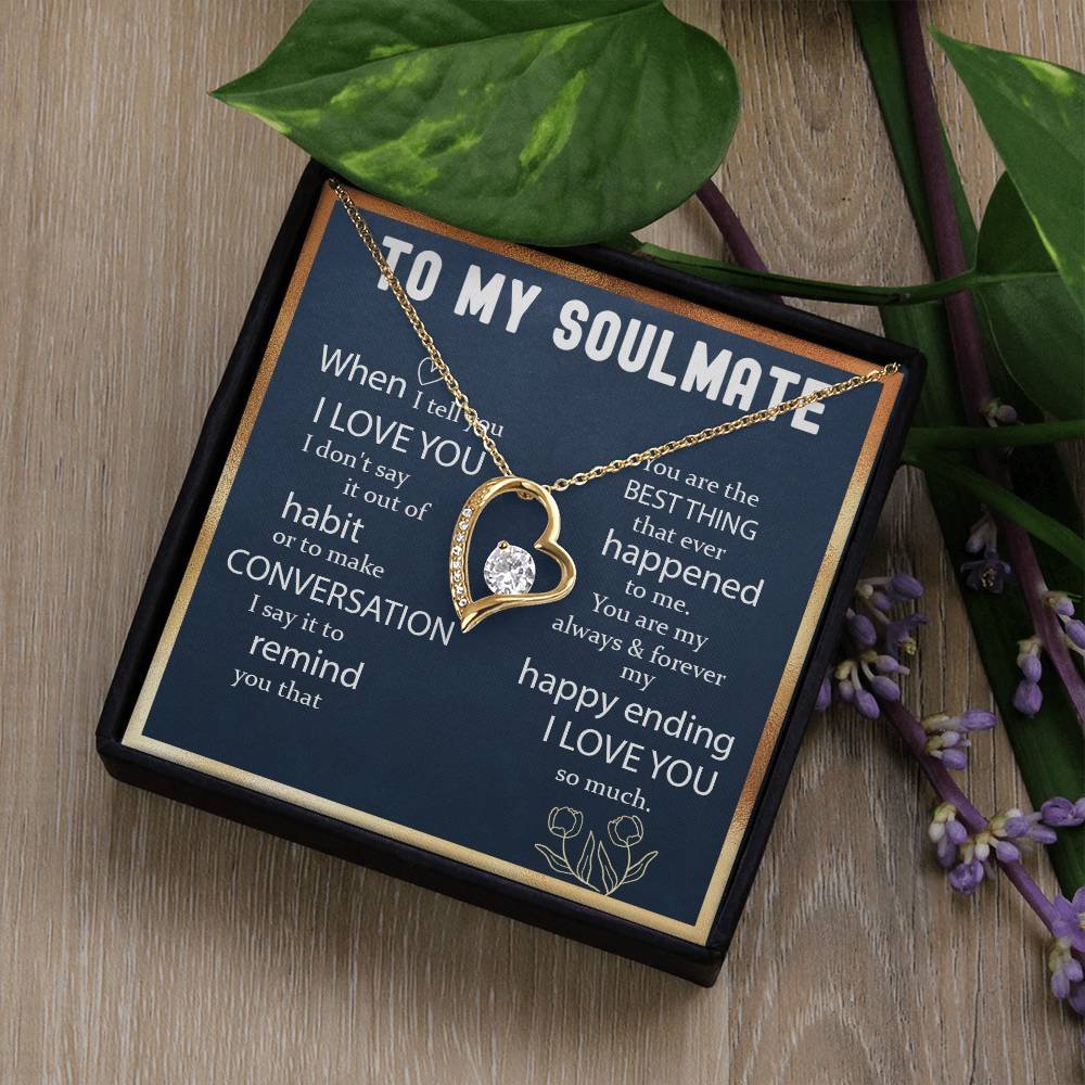 Soulmate Necklace Gift #e329 - Image 7