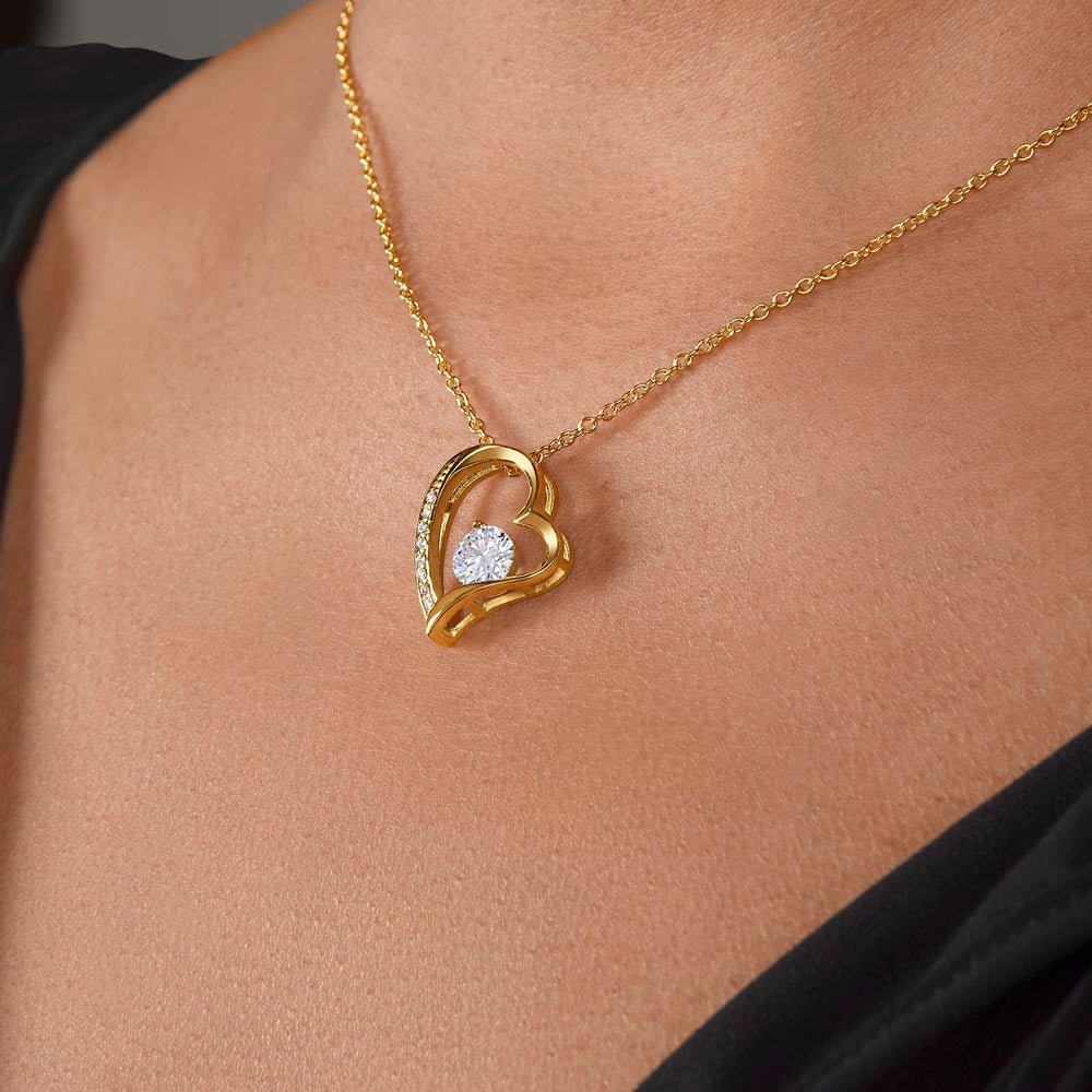 Personalized To My Wife Forever Love Necklace From Husband- Merry Christmas #e200 - Image 4