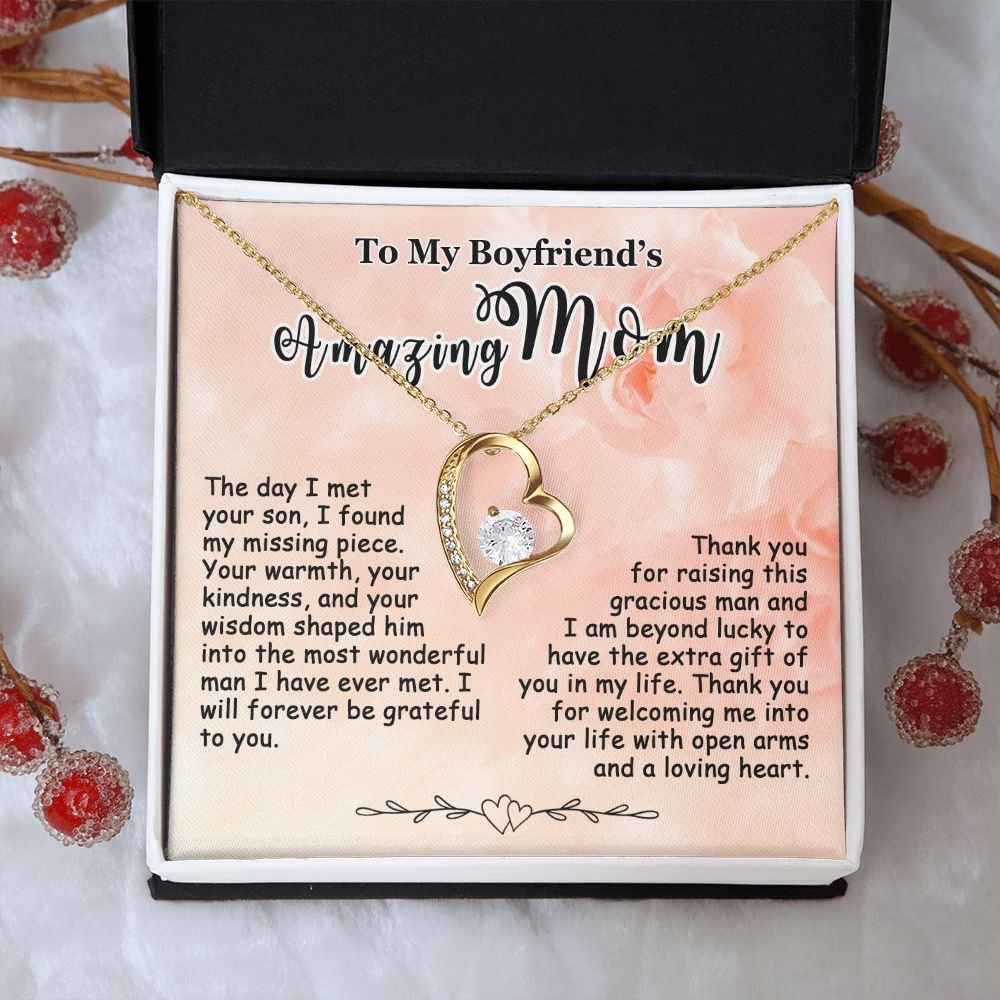 Gifts for Boyfriend's Mom, To My Boyfriends Mom Necklace, Boyfriend's Mom Gifts #e248 - Image 18
