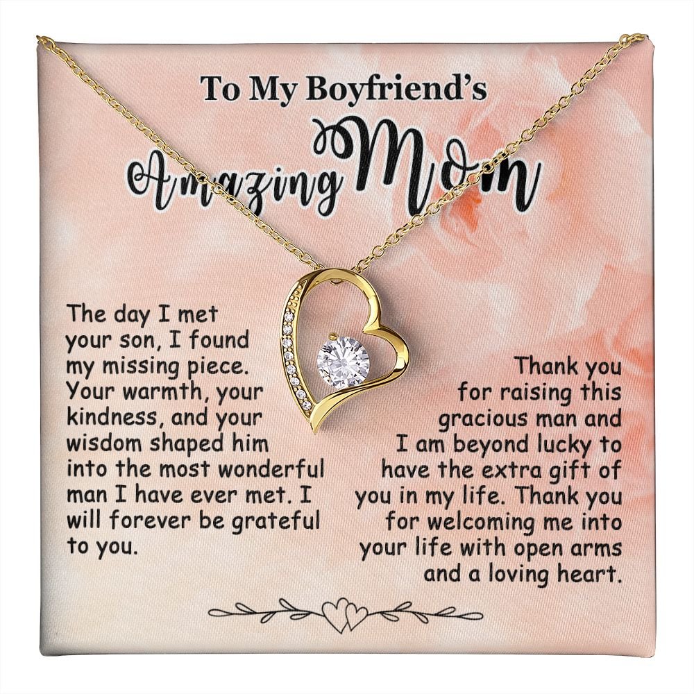 Gifts for Boyfriend's Mom, To My Boyfriends Mom Necklace, Boyfriend's Mom Gifts #e248 - Image 23