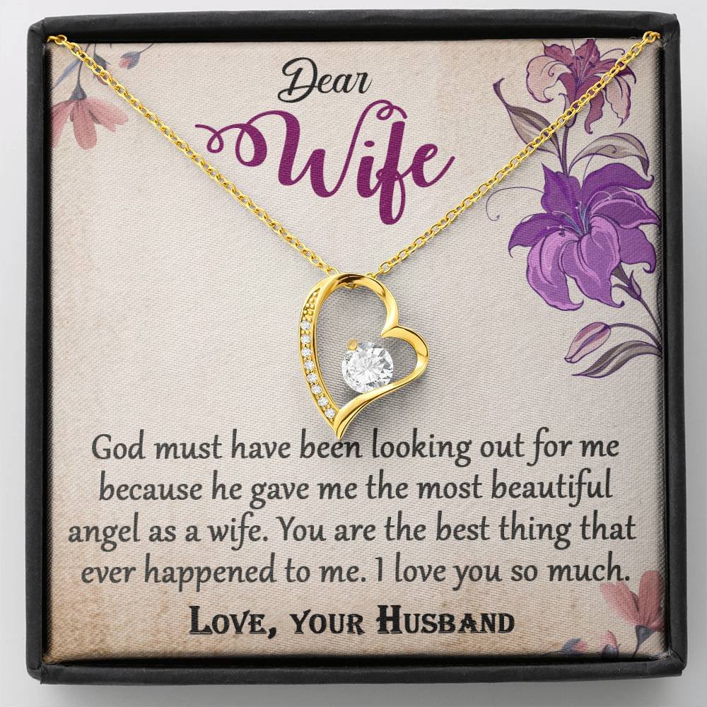 To My Wife Forever Love Necklace Jewelry Gift #e325 - Image 19