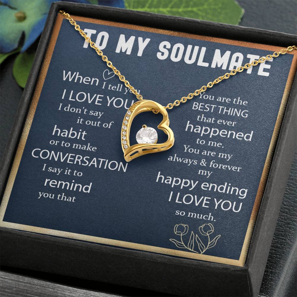 Soulmate Necklace Gift #e329 - Image 8