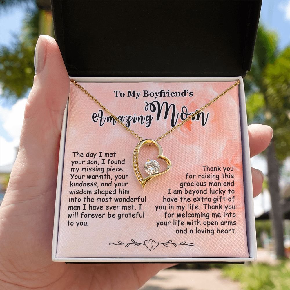 Gifts for Boyfriend's Mom, To My Boyfriends Mom Necklace, Boyfriend's Mom Gifts #e248 - Image 24