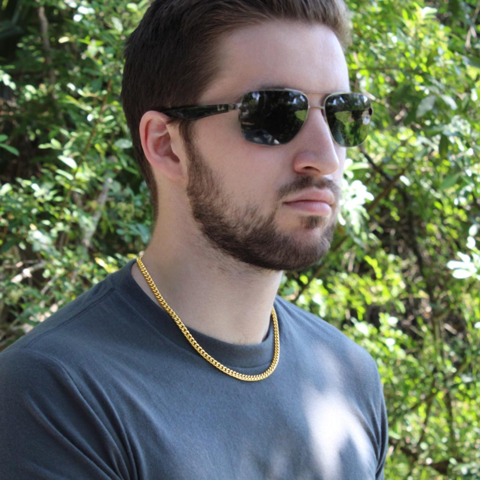 Cuban Link Chain Necklace - Message Card Jewelry - Jewelry Inns