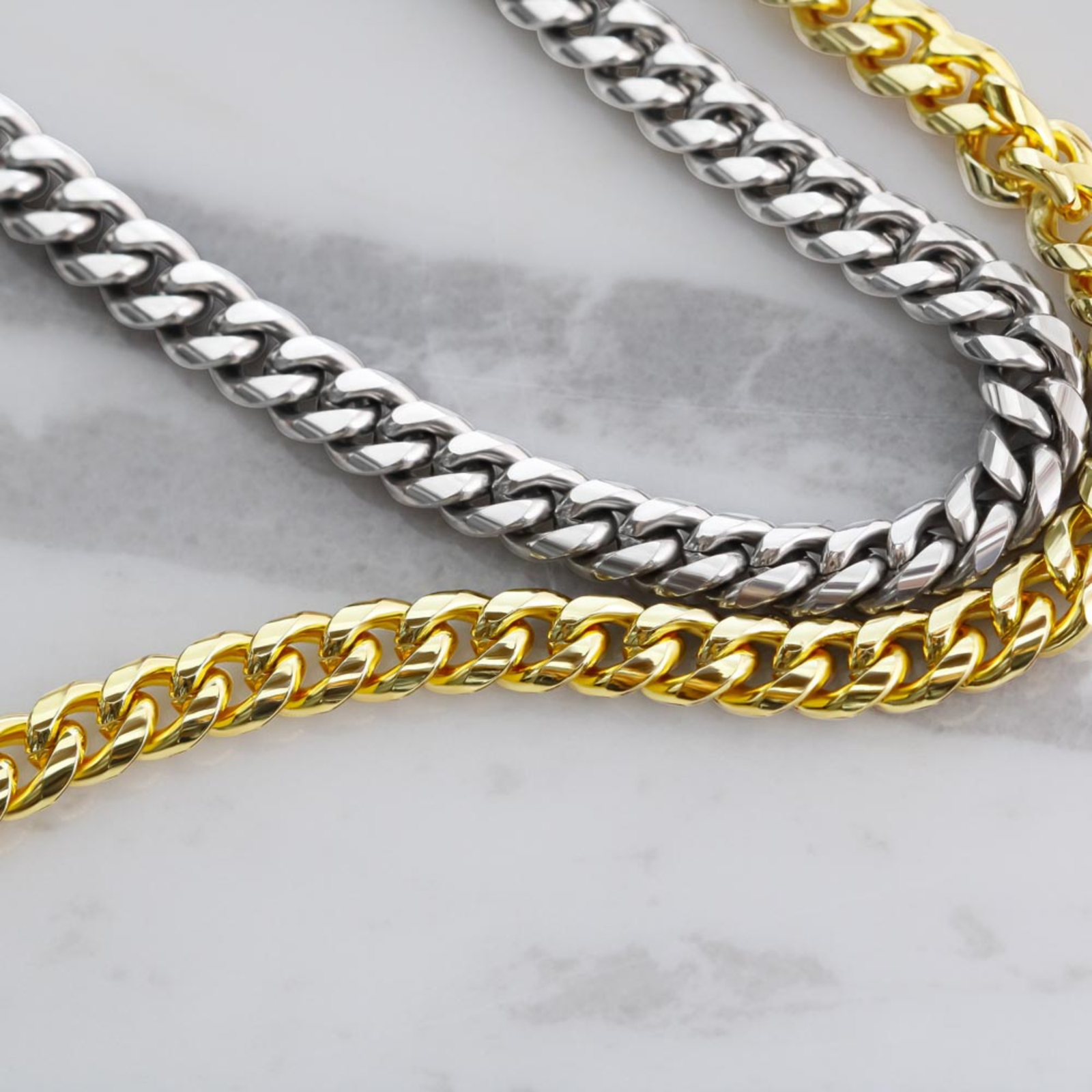 Cuban Link Chain Necklace - Message Card Jewelry - Jewelry Inns
