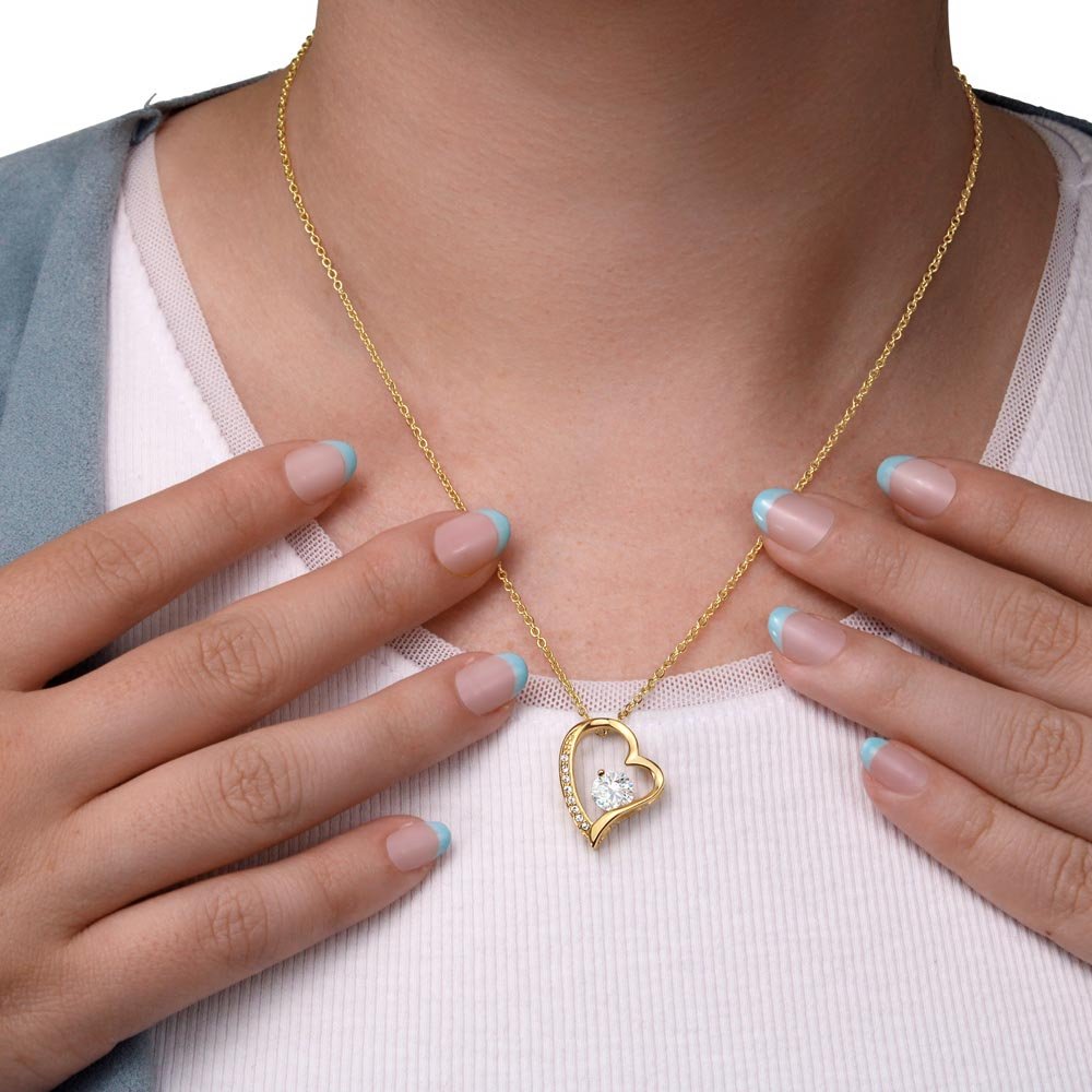 Mom Necklace: To My Mom Presents, Mother's Day Birthday Gift Ideas From Daughter & Son, Poem Message Card Forever Love Pendant Jewelry #e241b - Image 5