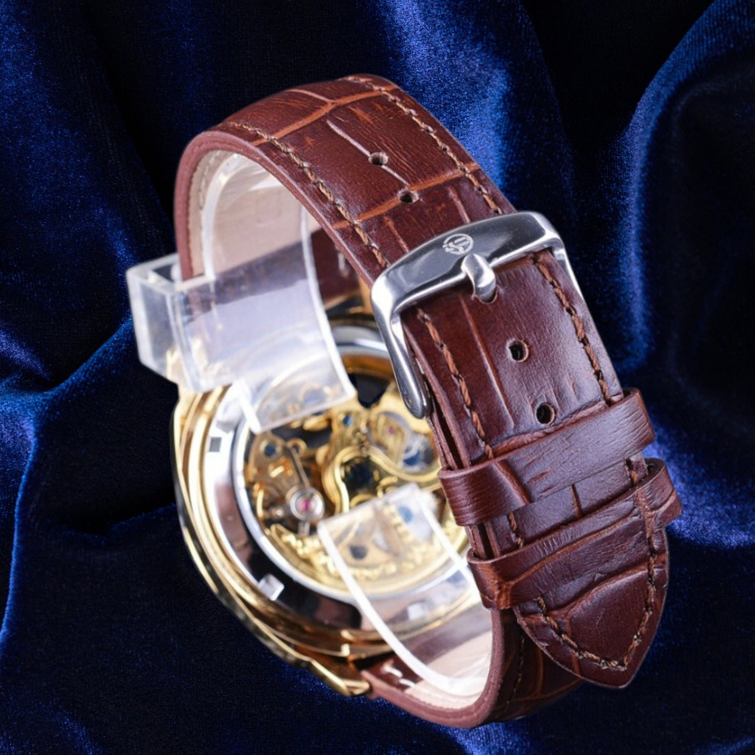 Mens Watches - Classic Mechanical Transparent Watch Gift, Waterproof #e284 - Image 6