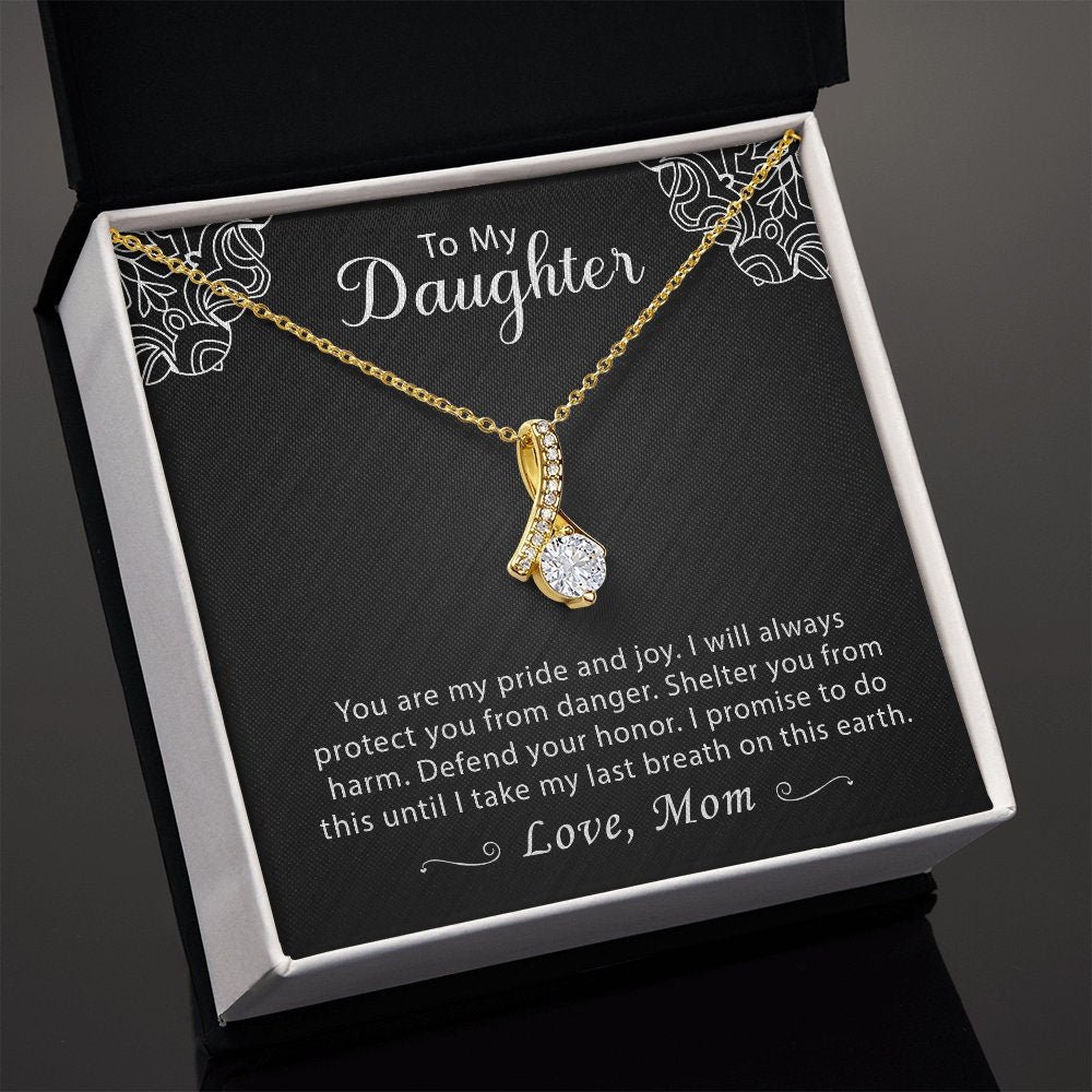Best Gift For Daughter From Mom - You are my pride and joy - Alluring Beauty Necklace #e19 - Image 7