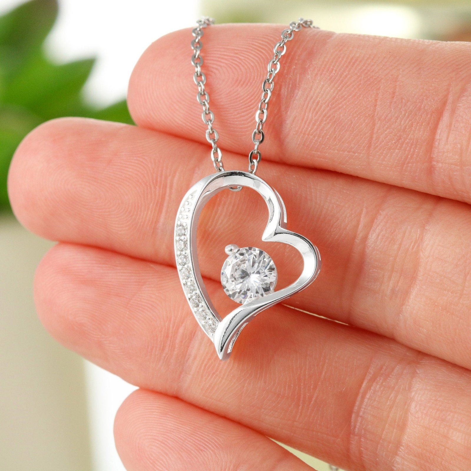 To My Daughter Wedding Birthday Pregnancy Graduation Necklace Gift For Her, 14K White Gold 18K Yellow Gold Gift For Daughter, Jewelry Gift - Image 2