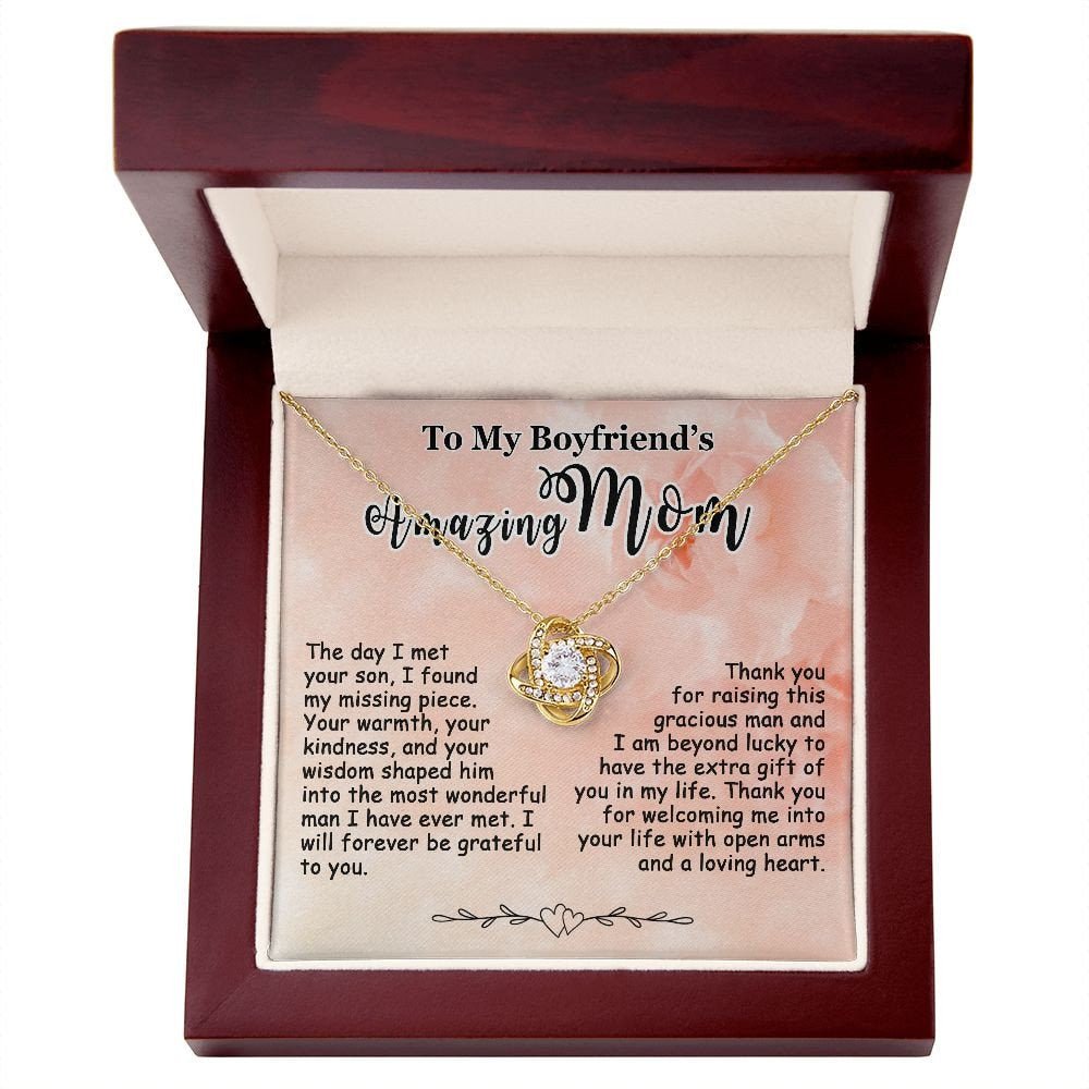 Gift for Boyfriend's Mom - Love Knot Pendant - Jewelry Inns