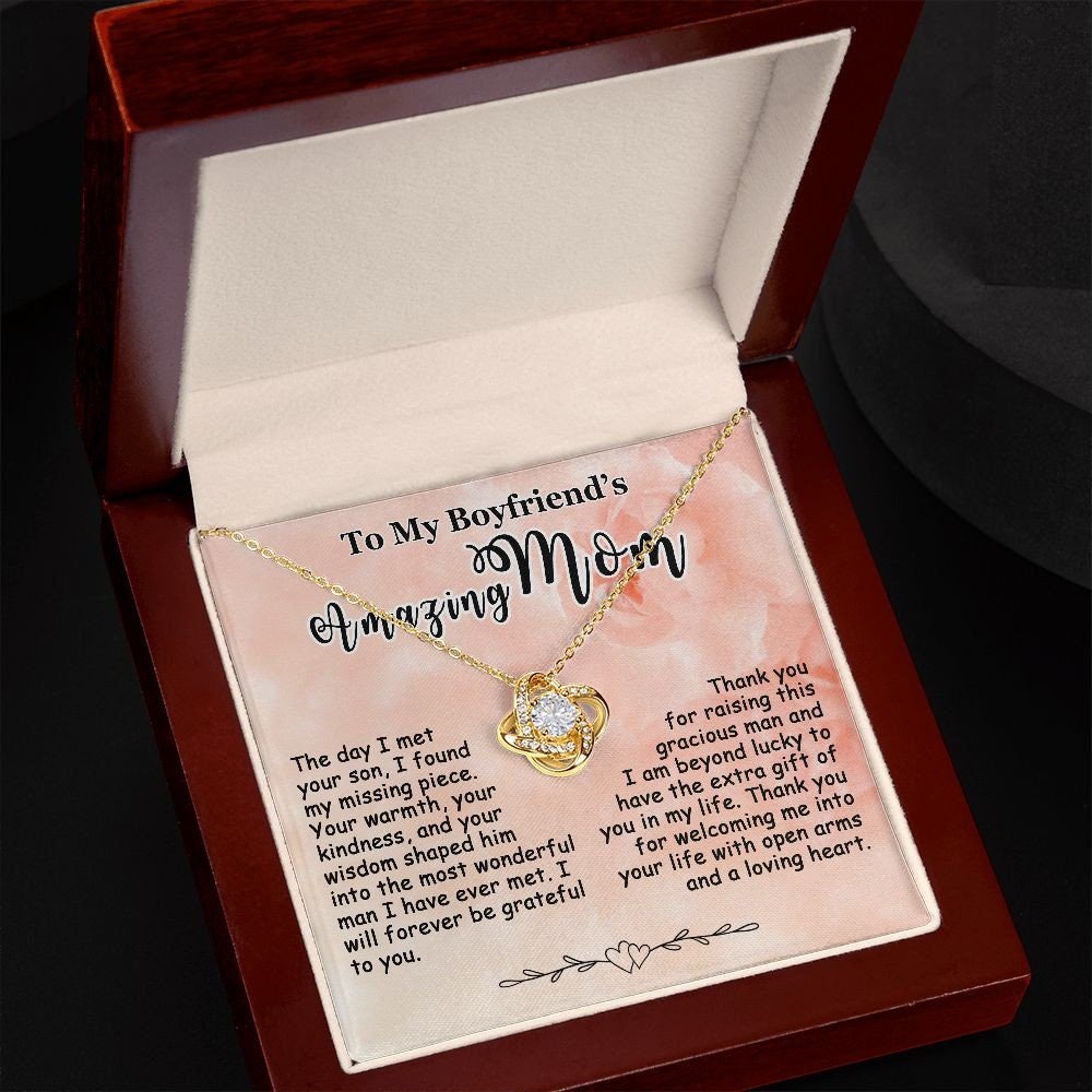 Gift for Boyfriend's Mom - Love Knot Pendant - Jewelry Inns