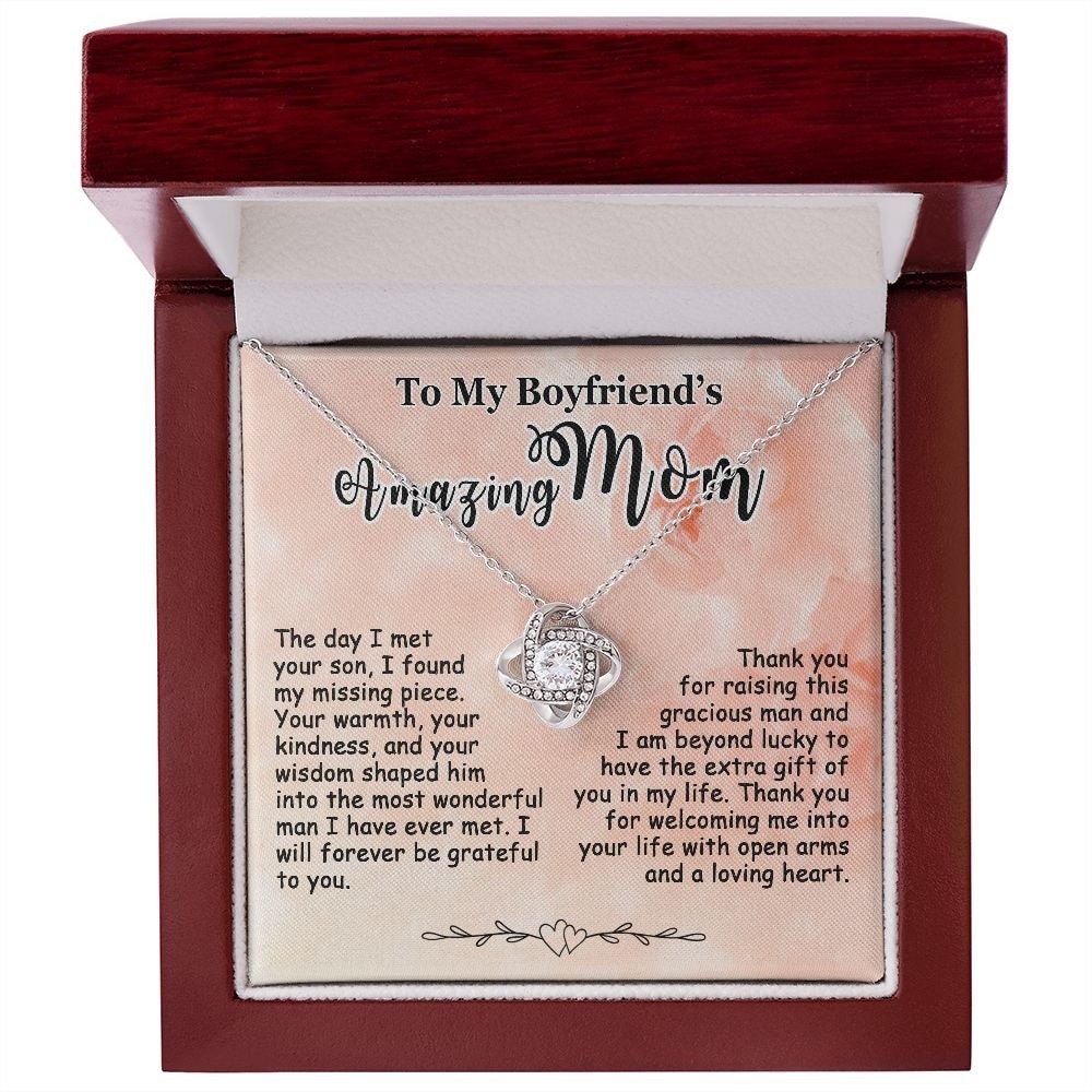 Gift for Boyfriend's Mom - Love Knot Pendant - Jewelry Inns