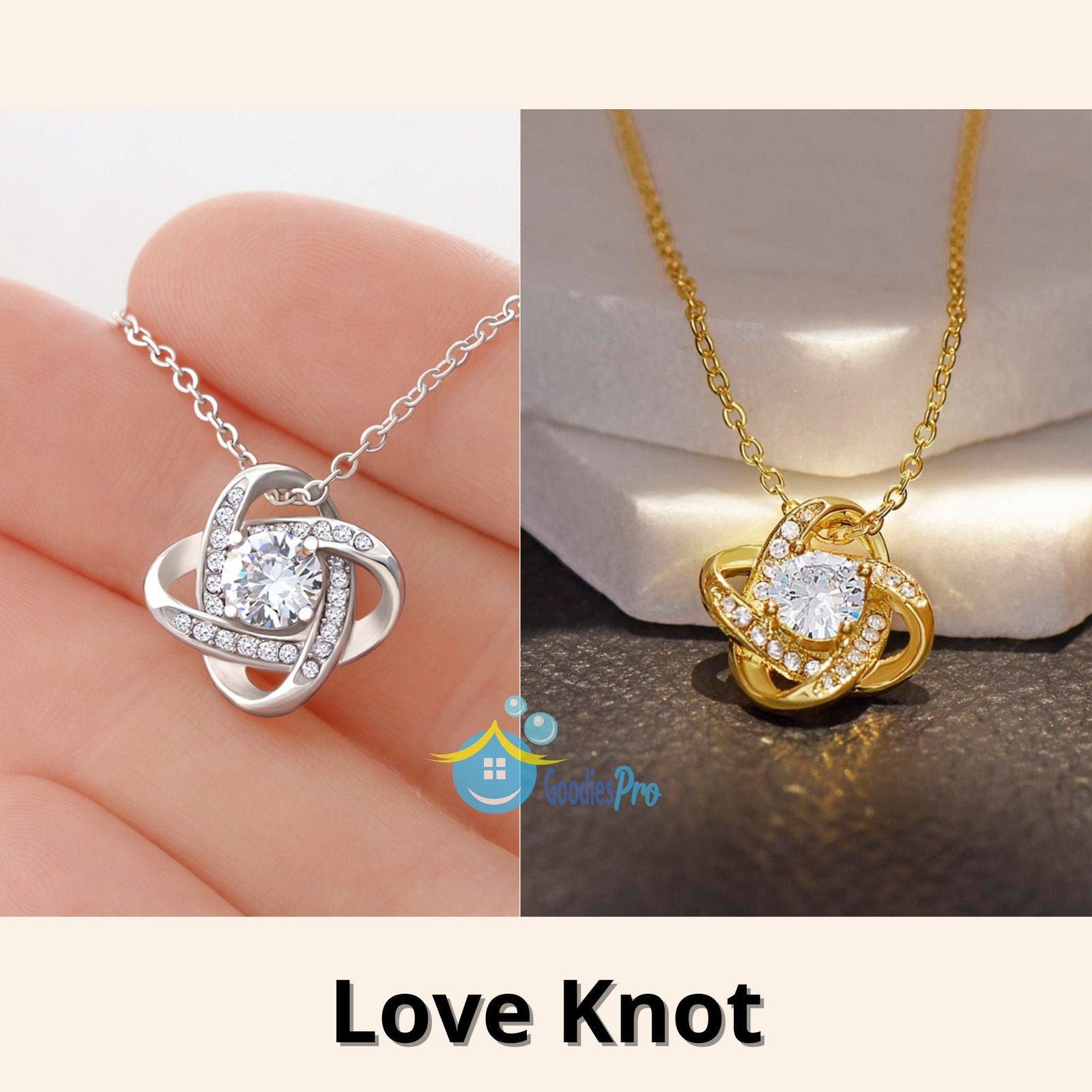 Gifts for Granddaughter: Personalized To My Granddaughter Love Knot Necklace Jewelry Gift For Her Birthday, Graduation, Wedding, Christmas Present From Grandparents. Matched with a thoughtful message card. Make your granddaughter extra special now.